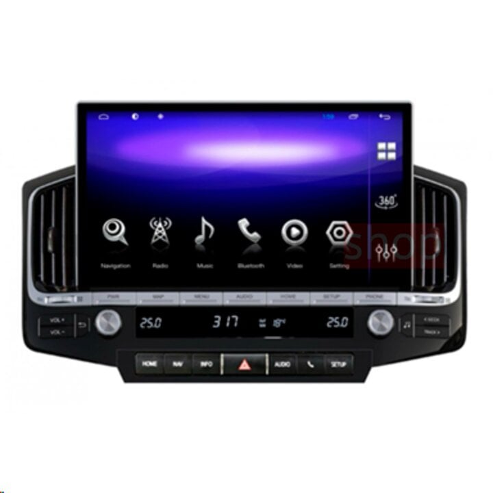 Штатна магнітола AMS Toyota LC200 2016-2021 TOP JBL +OR360 TS10 4+64Gb 13.3"