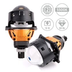 Автомобільні лінзи світлодіодні AMS ORIGINAL A9 5500K 3.0 F/R