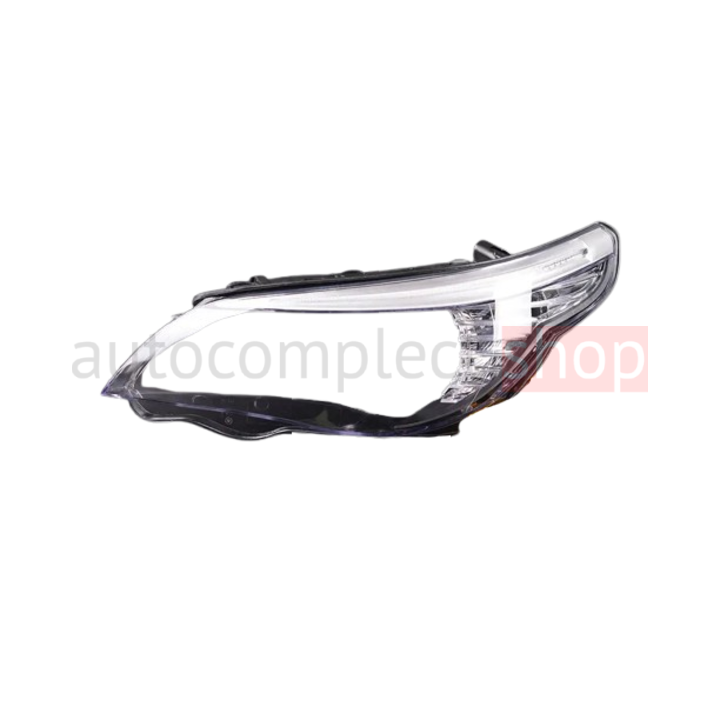 Стекло фары BMW 5 E60 E61 LED shade Plus (2003-2010) (left)
