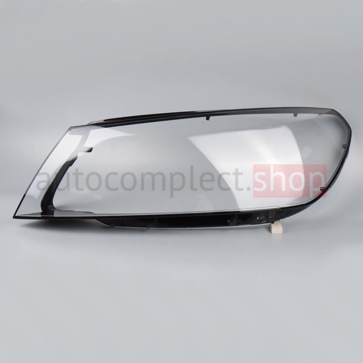 Стекло фары Volkswagen Touareg (2014-2018) lift (без полоски) (left)