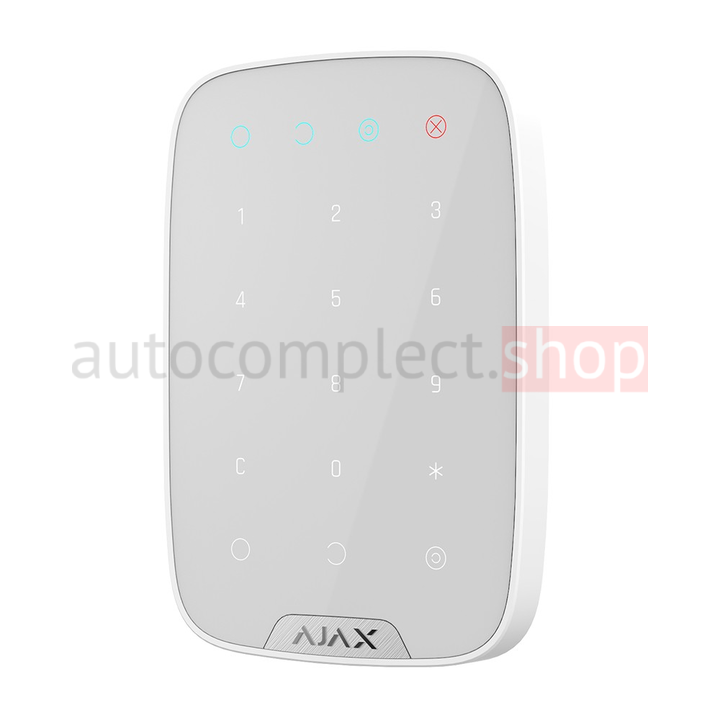 Безпроводова сенсорна клавіатура Ajax KeyPad white