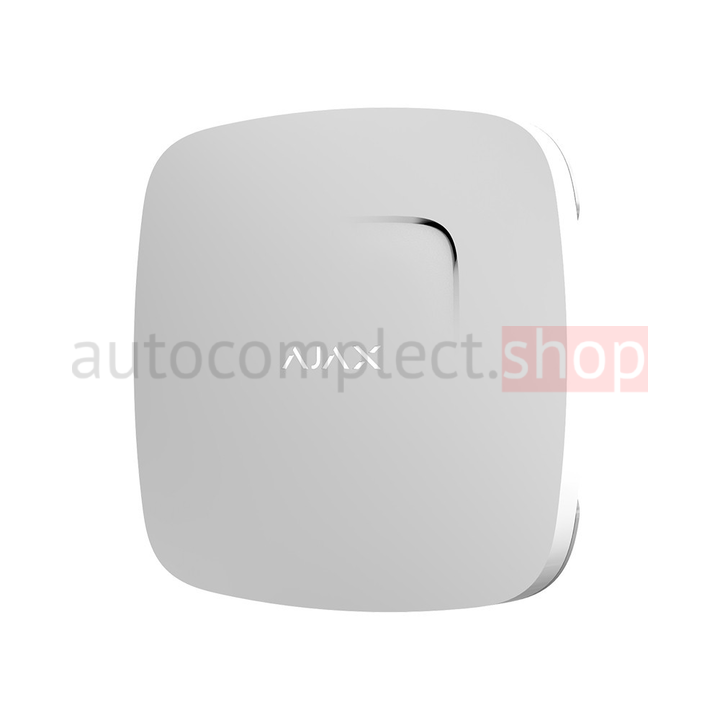 Бездротовий датчик детектування диму та чадного газу Ajax FireProtect Plus white